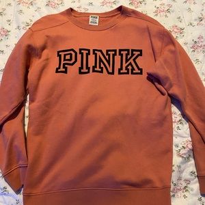 pink crewneck